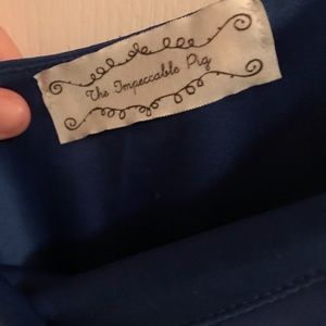 Blue dress from local boutique. Medium